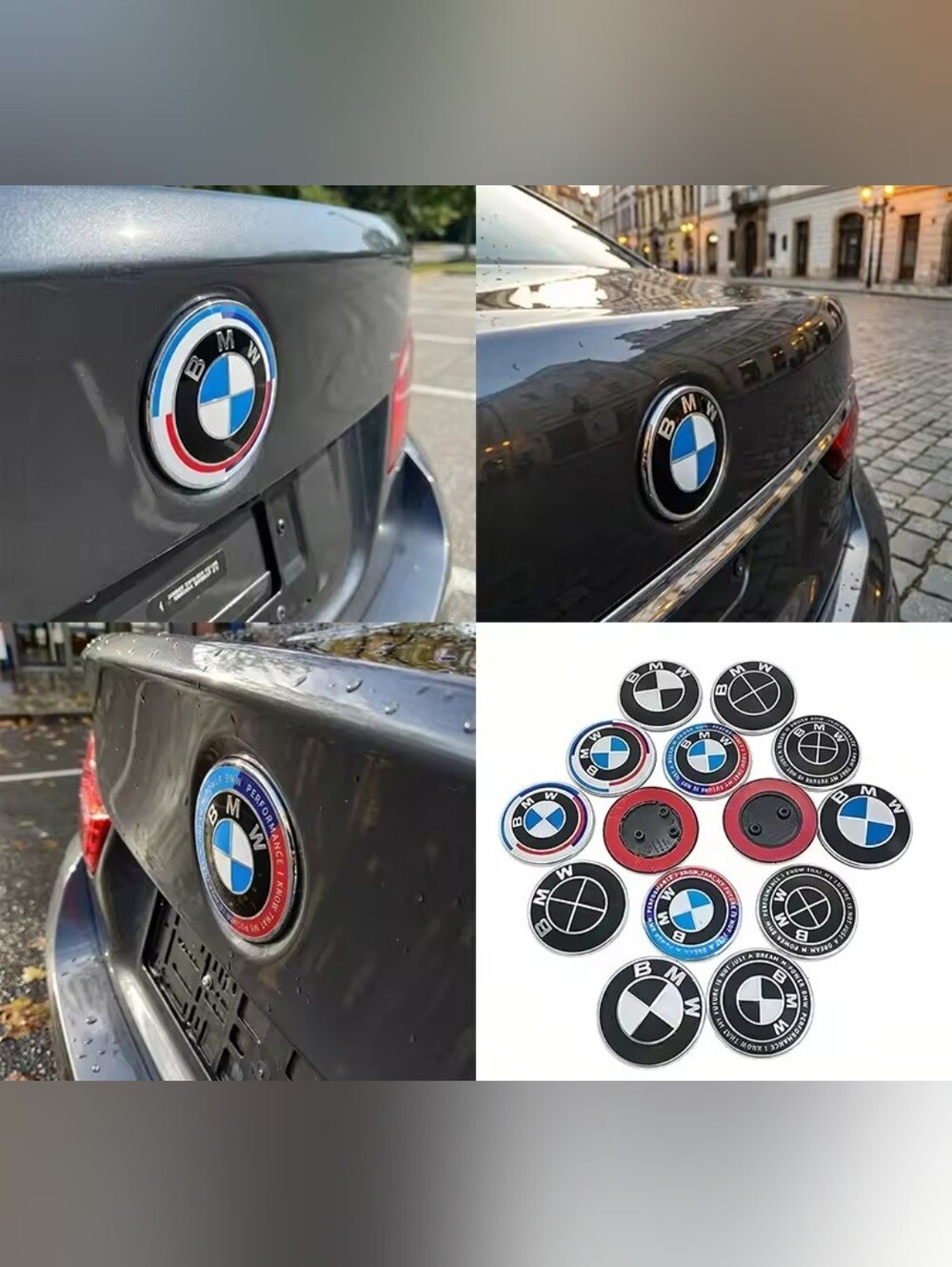 BMW 82mm Hood and Trunk Badge 2 OR 3 Holes
